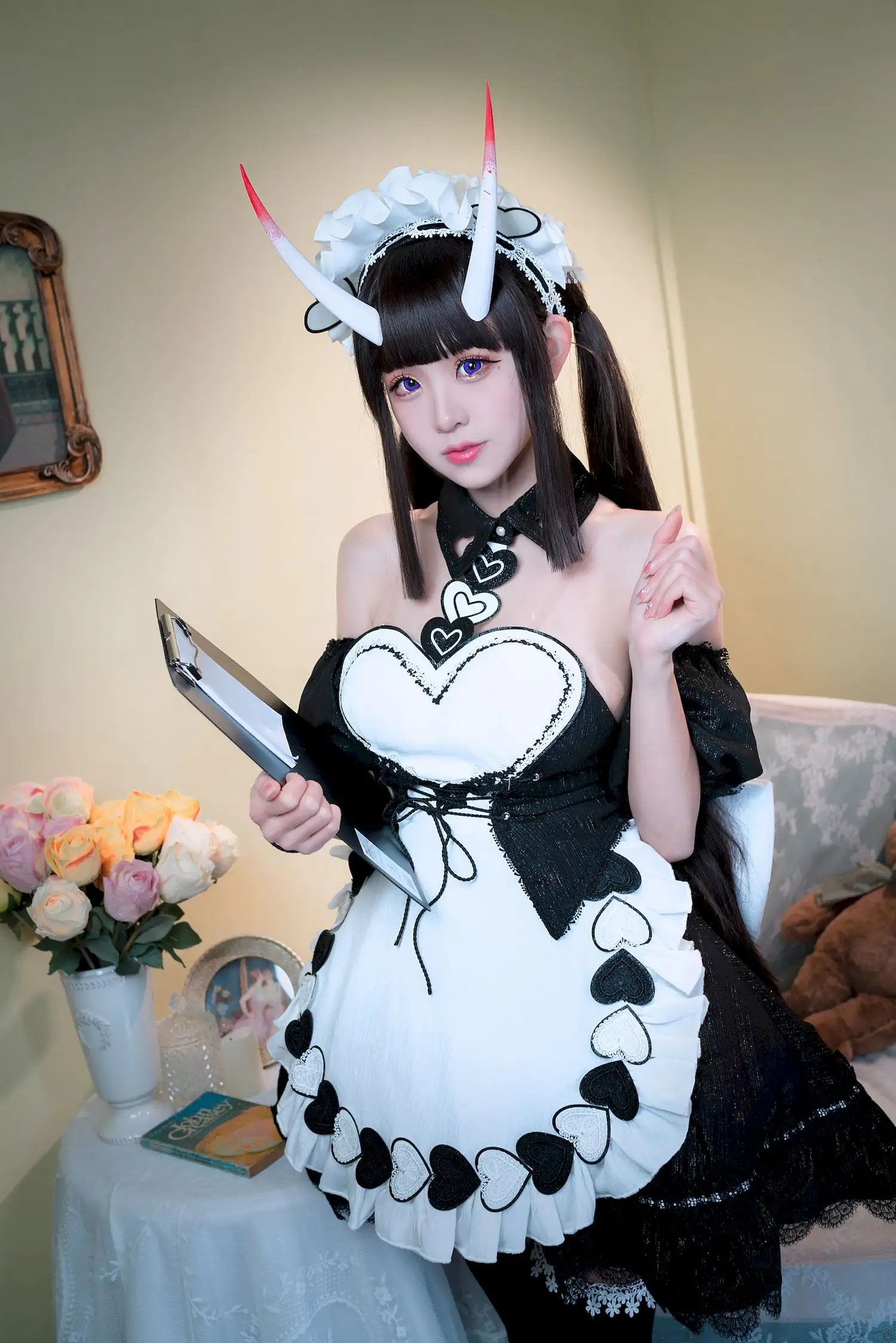 miko酱ww恶魔女仆私房 纯欲交织的极致反差感