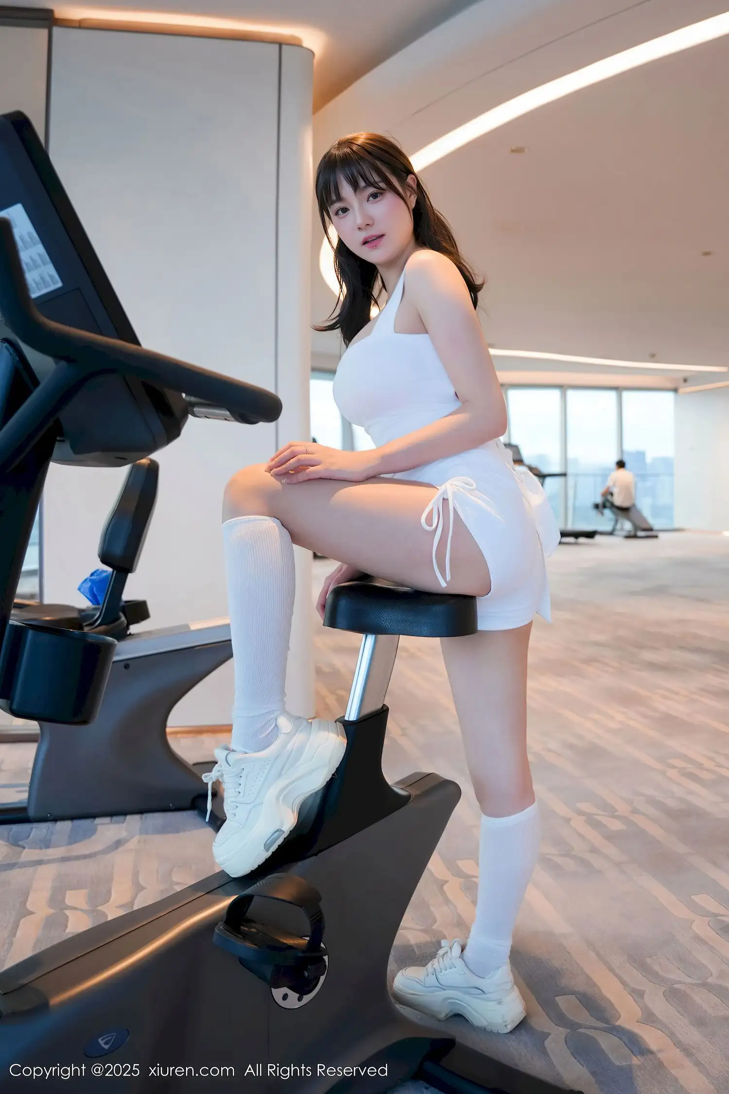 软情健身房白嫩运动装写真 氧气美女展现极致反差魅力 软情健身房白嫩运动装写真 氧气美女展现极致反差魅力