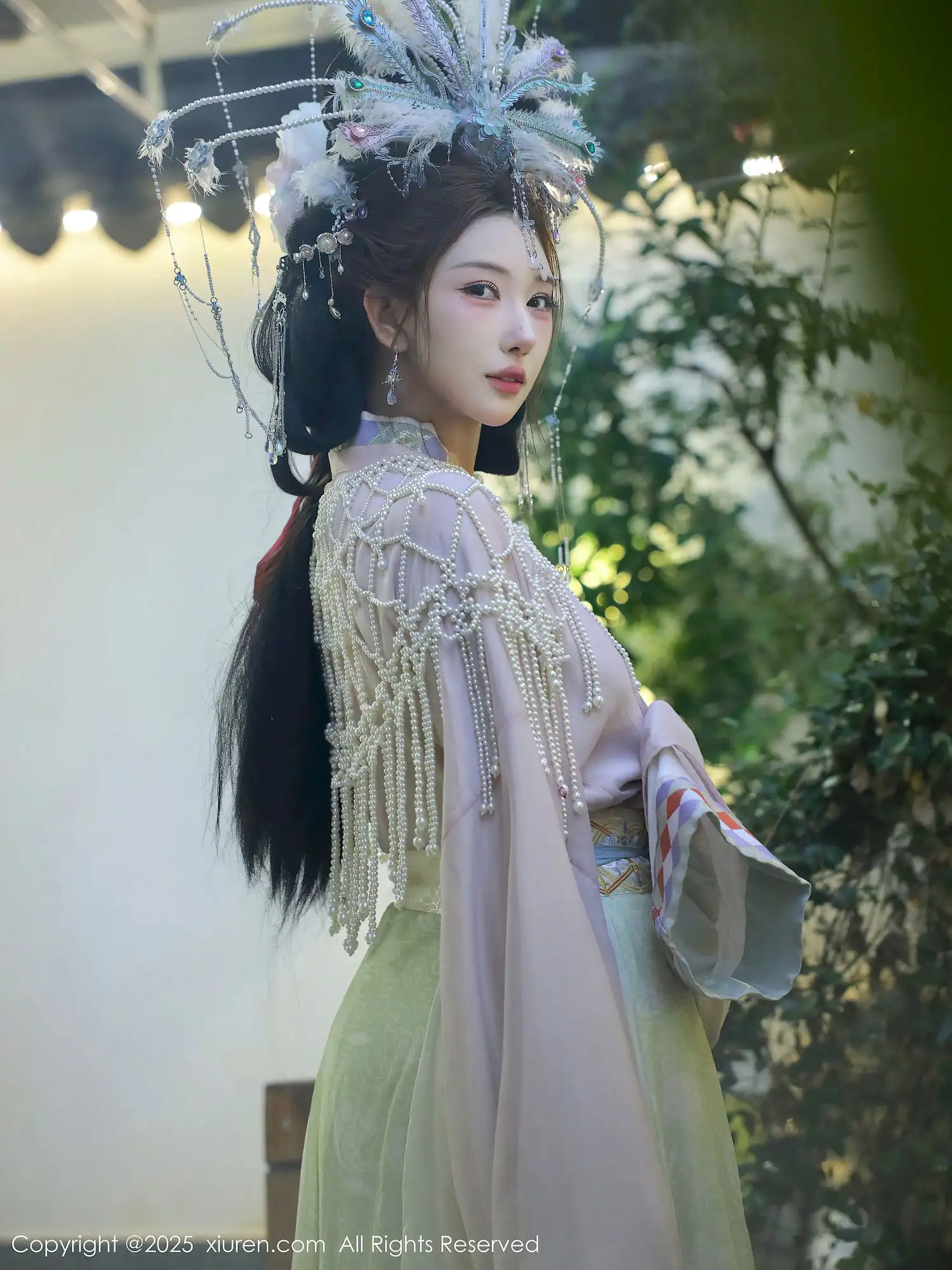 梨霜儿异域风情大片 月光森林里的珍珠精灵 梨霜儿异域风情大片 月光森林里的珍珠精灵