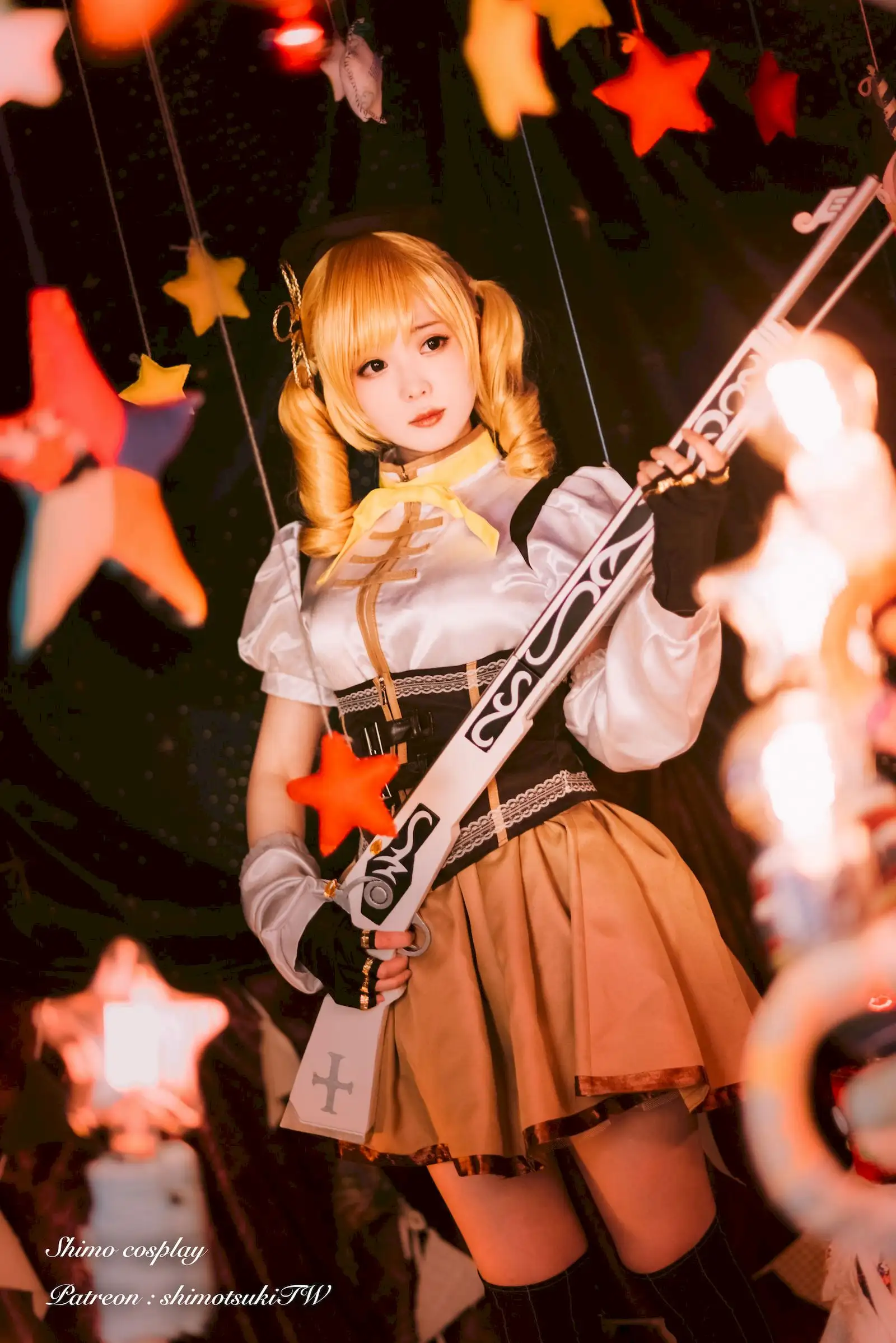 巴麻美魔法少女造型 霜月shimo把星光都穿在身上了