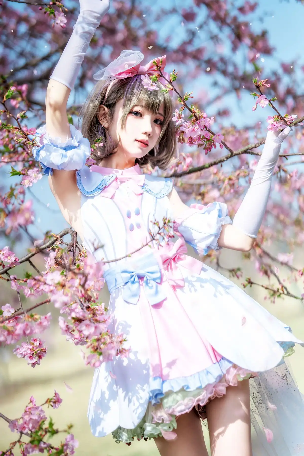 樱花树下遇见花柒Hana 这一组春日写真像打翻了糖罐 樱花树下遇见花柒Hana 这一组春日写真像打翻了糖罐