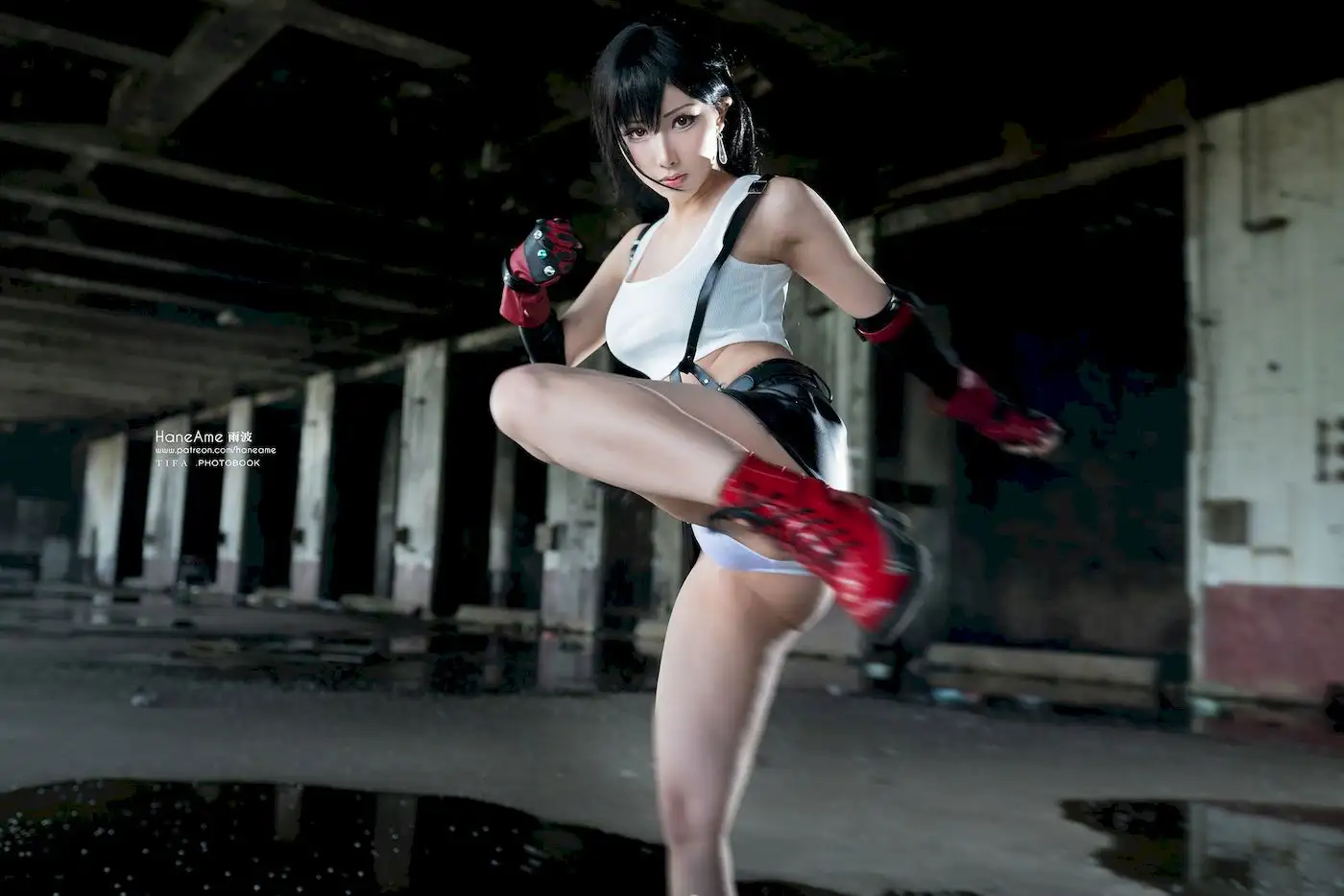 雨波HaneAme蒂法经典COS写真 废墟里的格斗美少女 雨波HaneAme蒂法经典COS写真 废墟里的格斗美少女